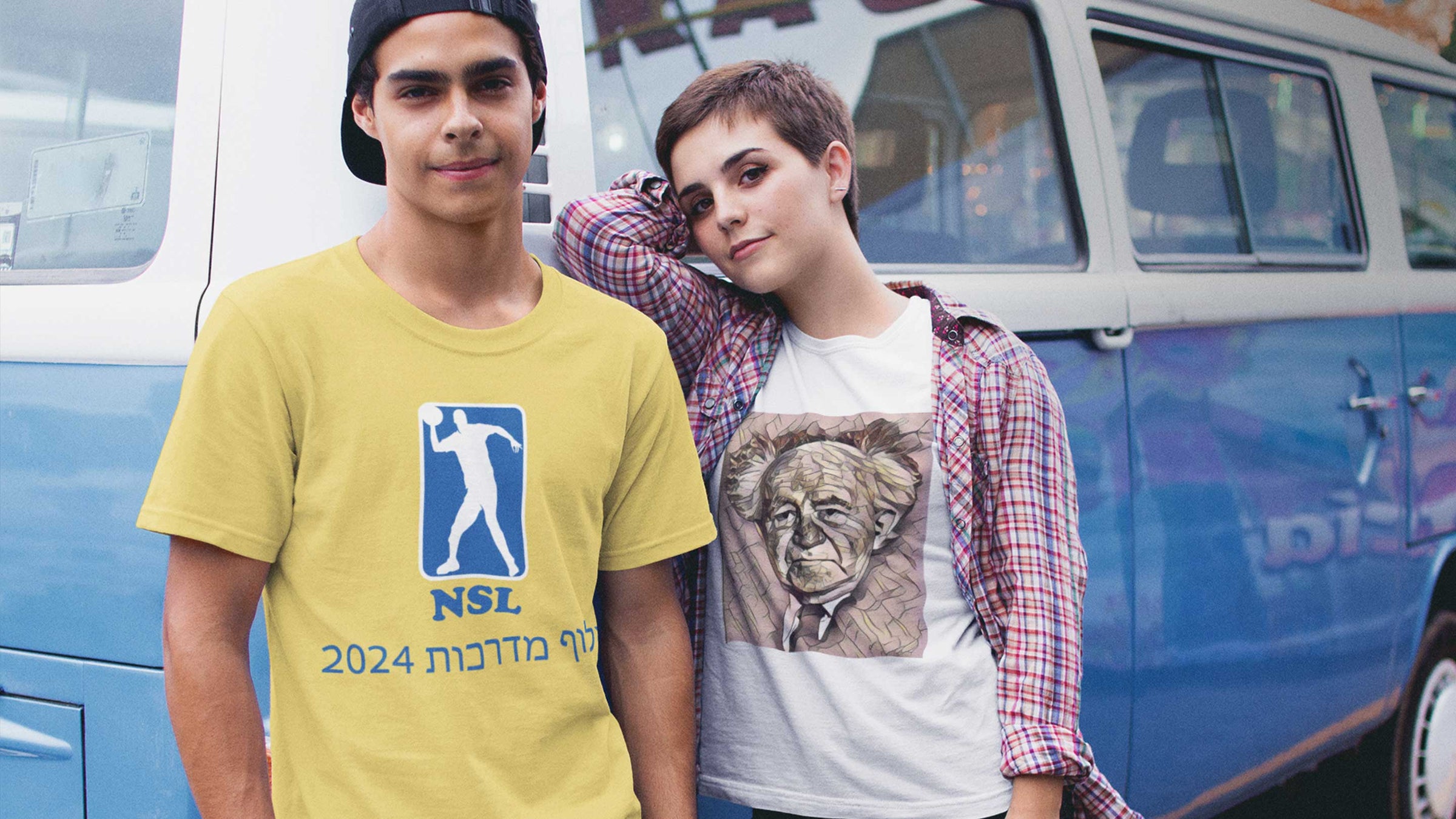 men, t-shirt, Israel, ben gurion