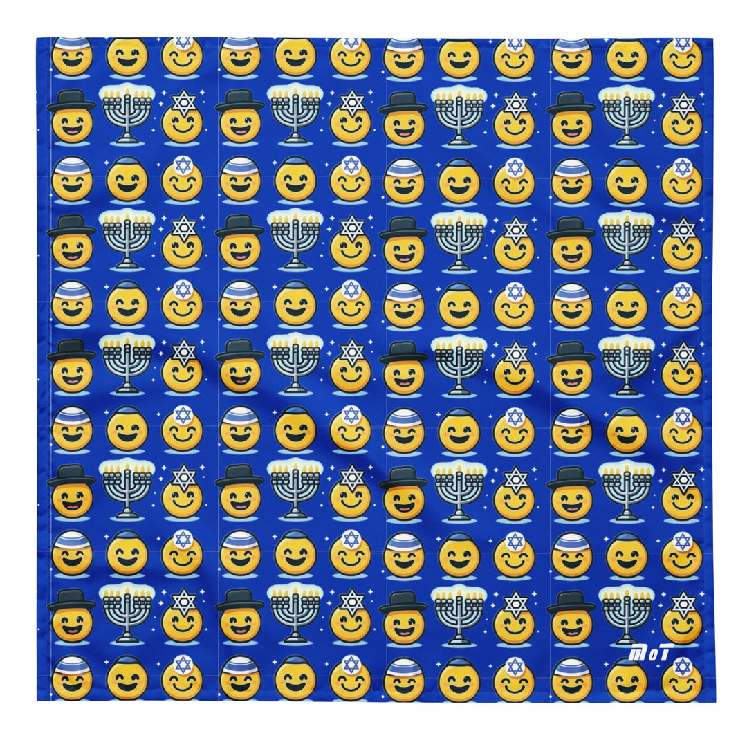 Bandana | Jewish Emoji Blue