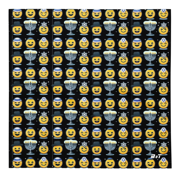 Bandana | Jewish Emoji Black