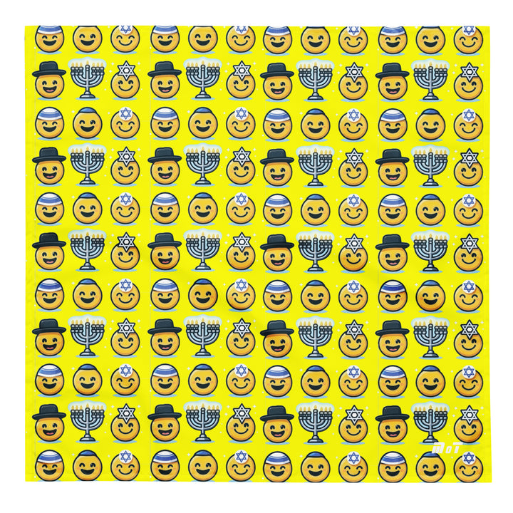 Bandana | Jewish Emoji Yellow