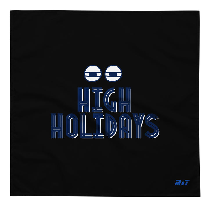 High Holidays Jewish pride bandana - front view