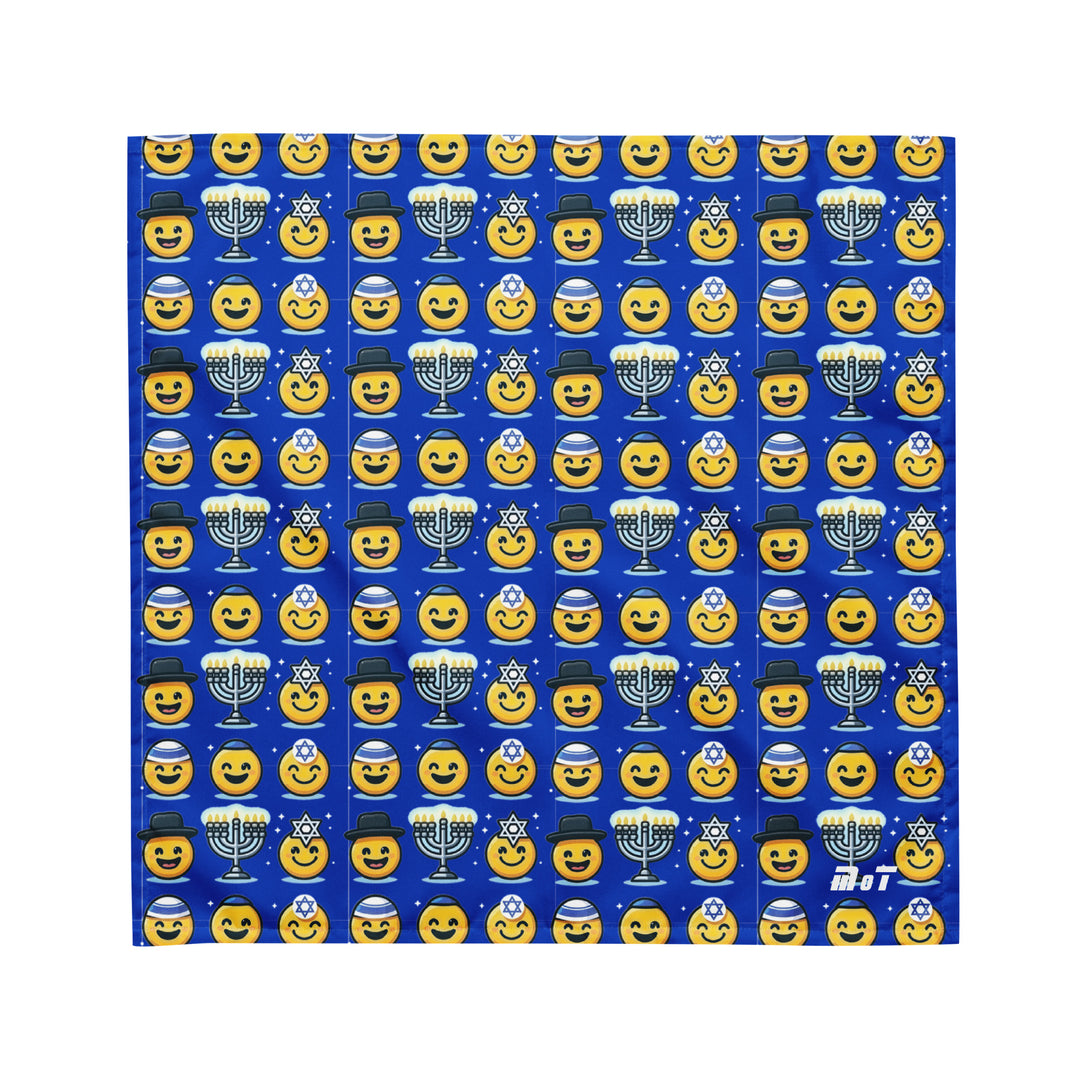 Bandana | Jewish Emoji Blue