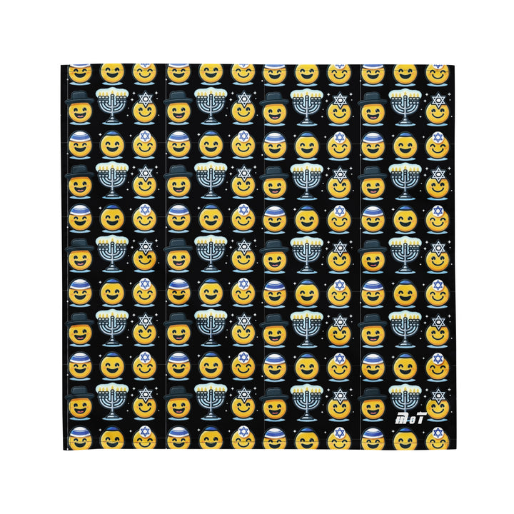 Bandana | Jewish Emoji Black