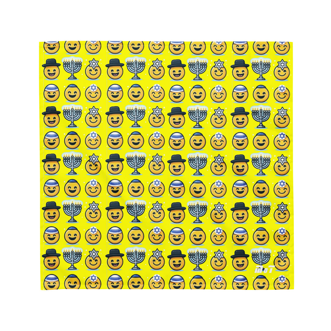 Bandana | Jewish Emoji Yellow