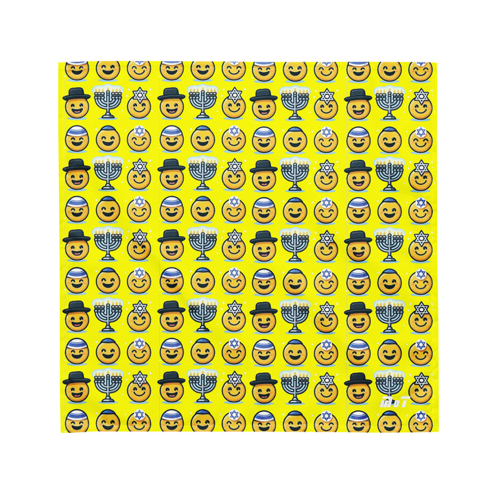 Bandana | Jewish Emoji Yellow