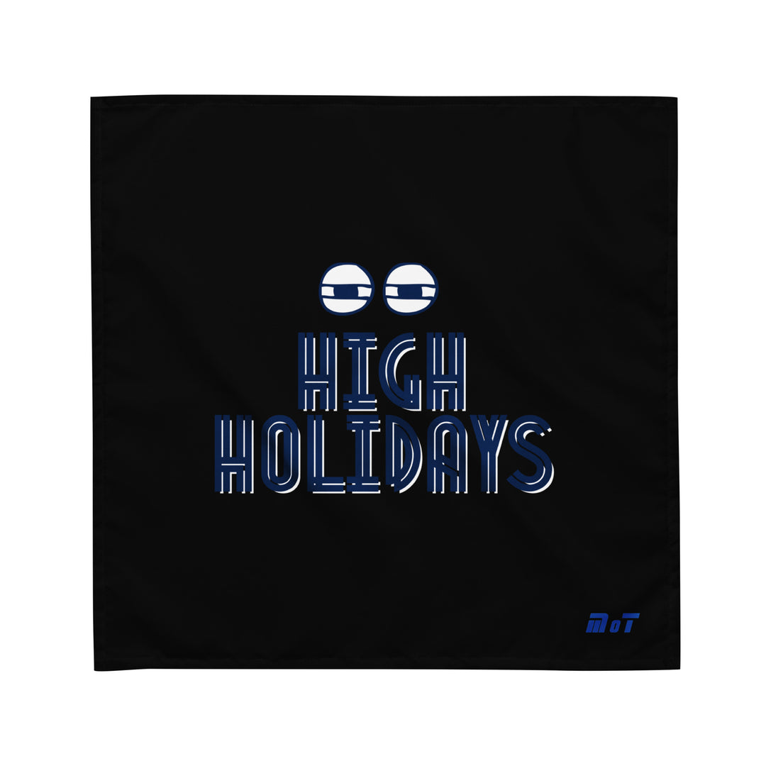 High Holidays Jewish pride bandana - detail view