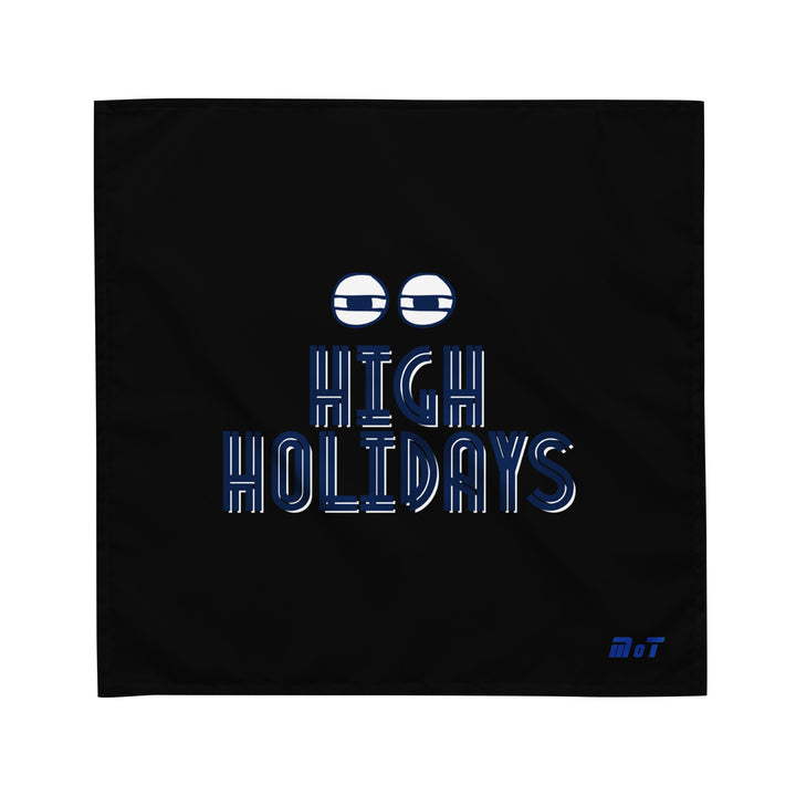 High Holidays Jewish pride bandana - detail view