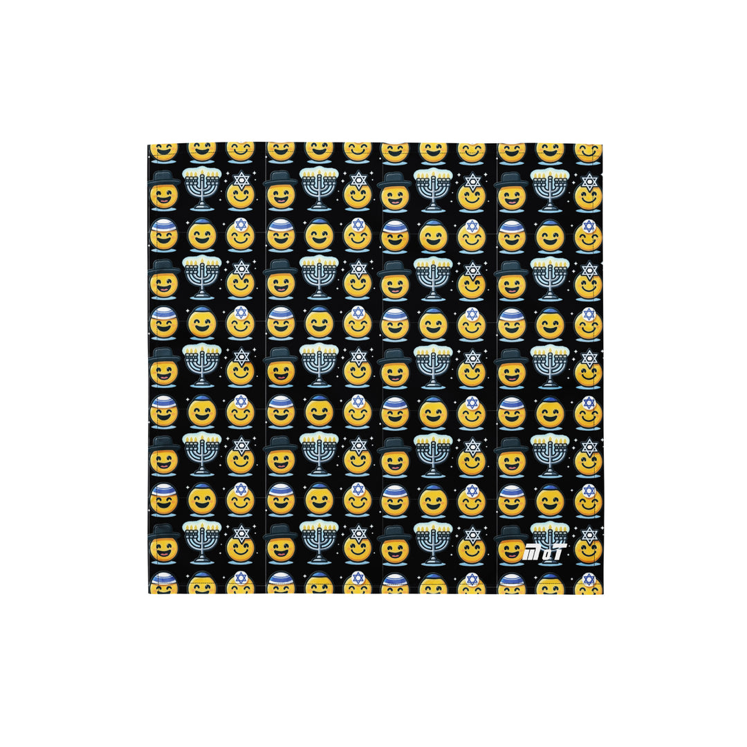 Bandana | Jewish Emoji Black