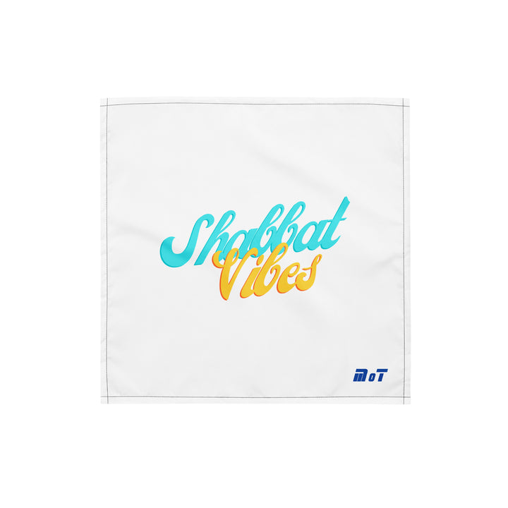 Shabbat Vibes Jewish pride bandana - back view