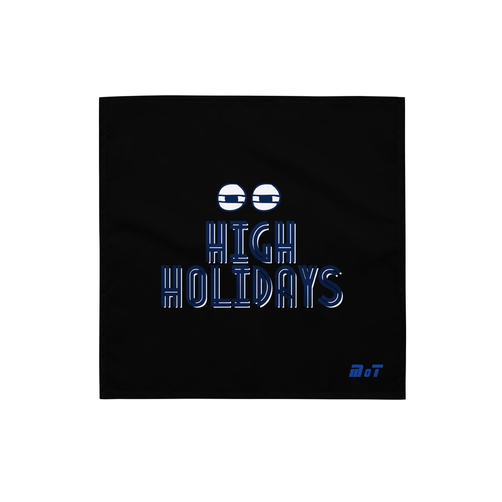 High Holidays Jewish pride bandana - back view