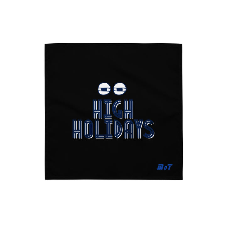 High Holidays Jewish pride bandana - back view