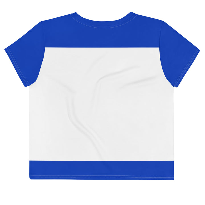 Crop Tee | Israel Flag All Over
