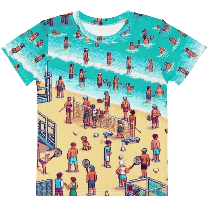 Kids T-Shirt | TLV Frishman Beach 16 Bit All Over