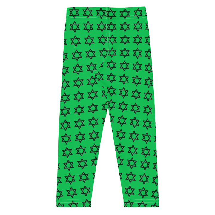 Kid's Leggings | Magen David Green