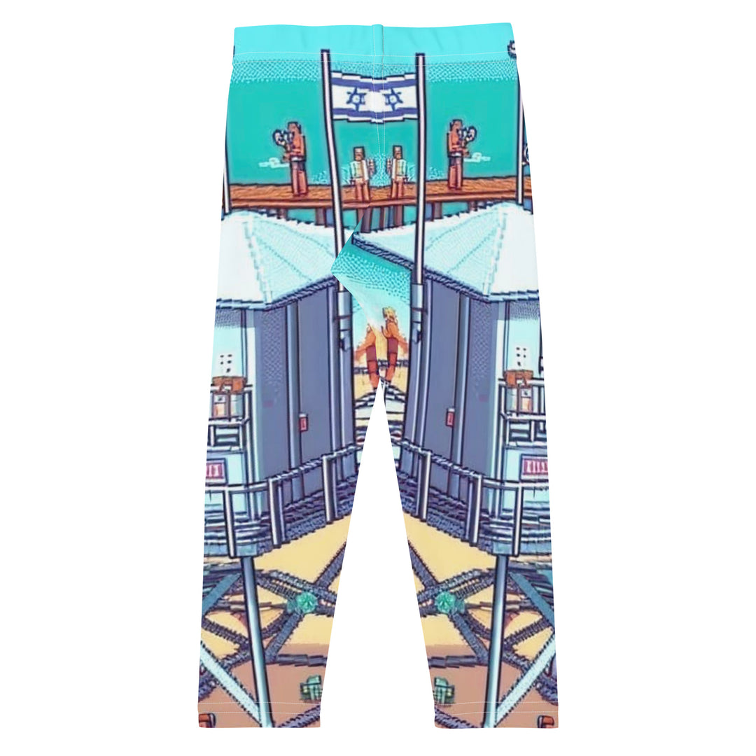 Kid's Leggings | TLV Frishman Beach 16 Bit All Over