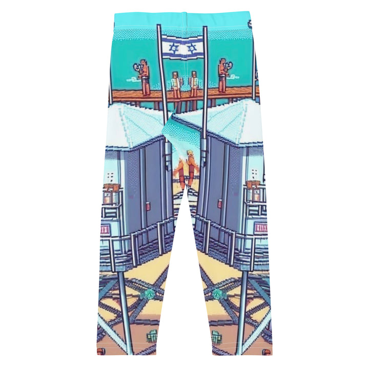 Kid's Leggings | TLV Frishman Beach 16 Bit All Over