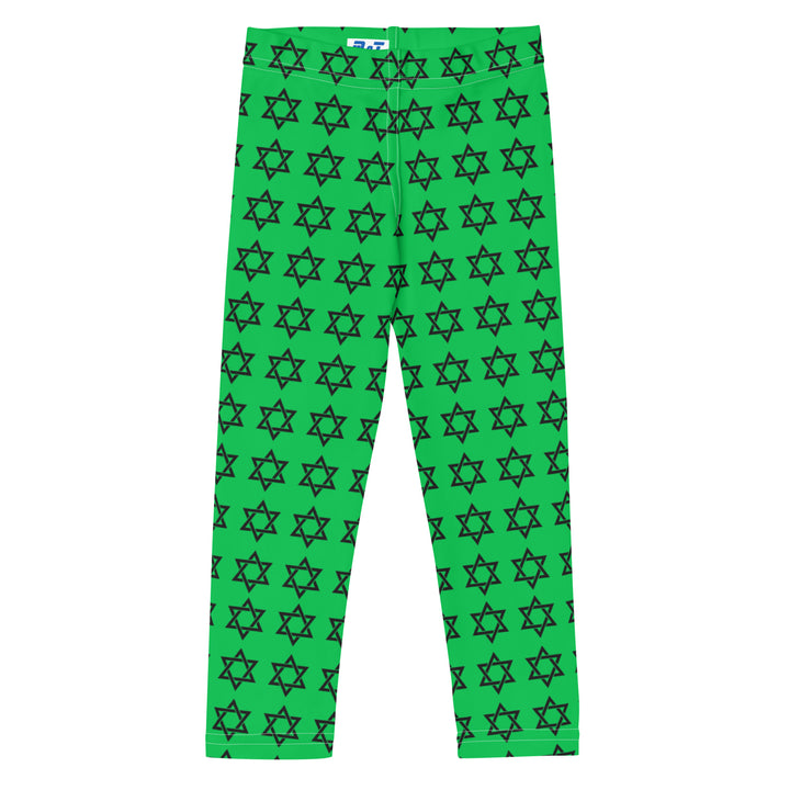 Kid's Leggings | Magen David Green