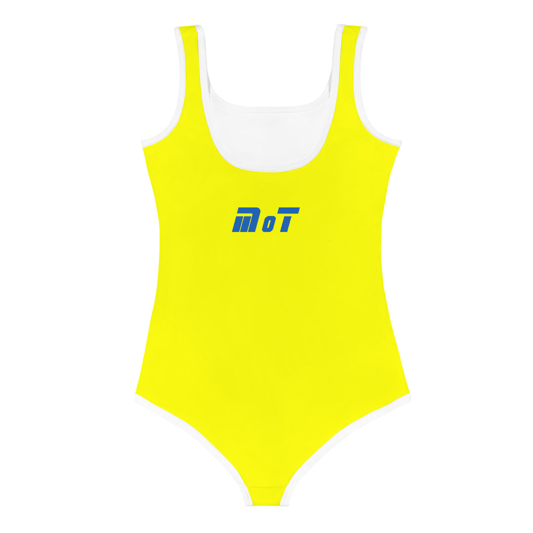 Kids Swimsuit | Israel Flag Yellow