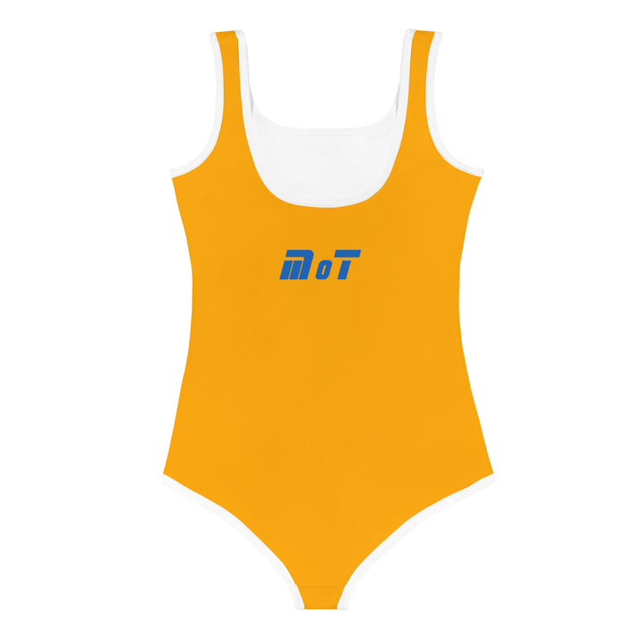 Kids Swimsuit | Israel Flag Orange