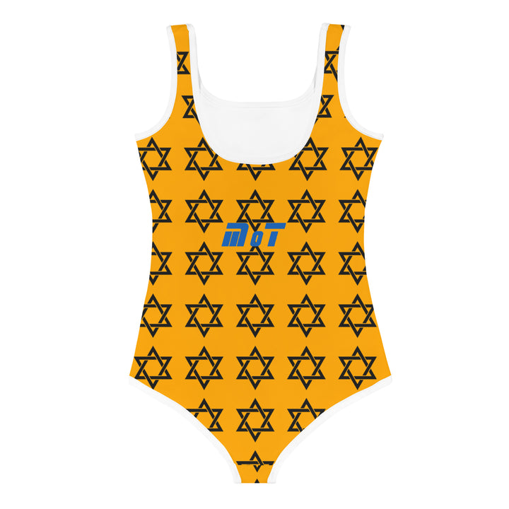 Kids Swimsuit | Magen David Orange