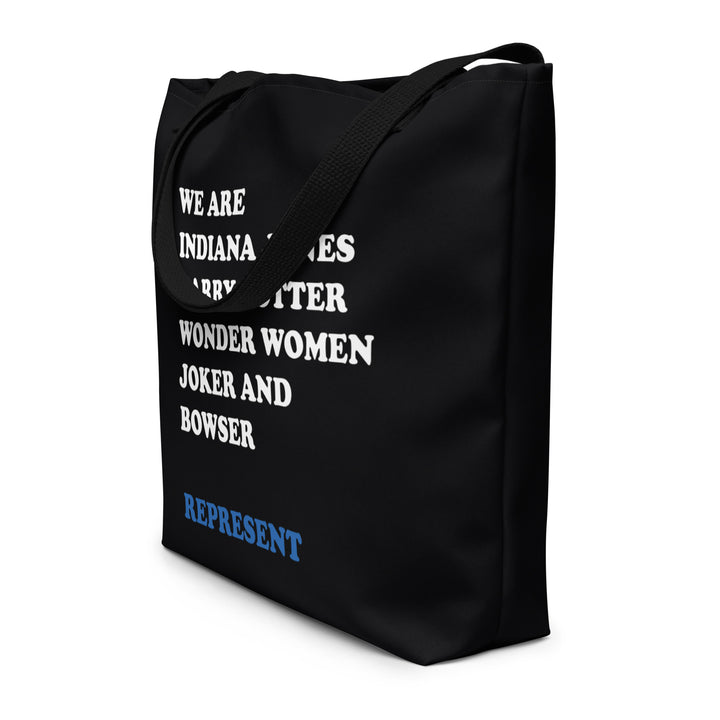Large Tote Bag | We are Iconic Roles 1
