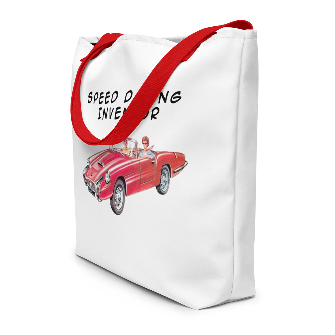 Large Tote Bag | Speed Dating Inventor