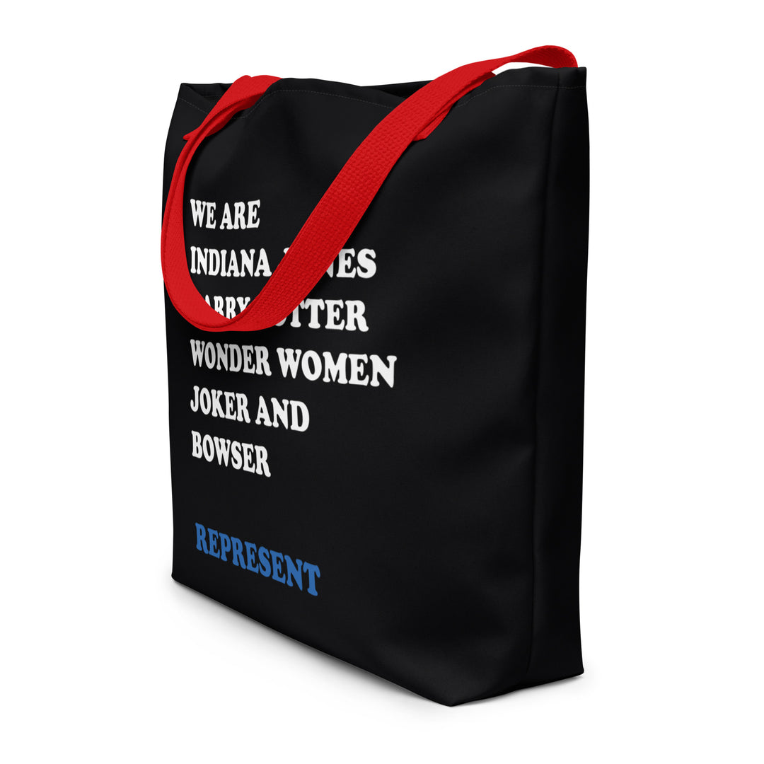 Large Tote Bag | We are Iconic Roles 1