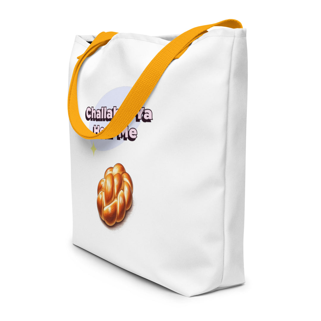 Large Tote Bag | Challah If Ya Hear Me