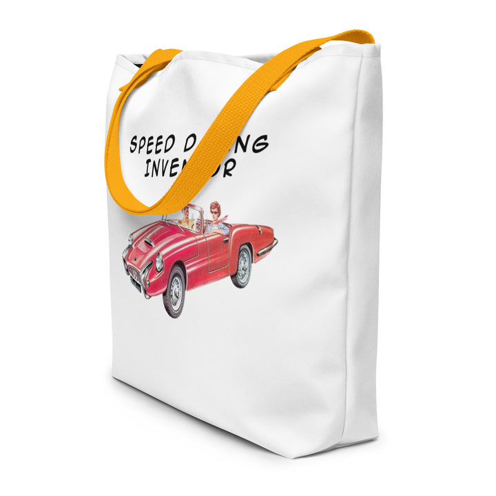 Large Tote Bag | Speed Dating Inventor
