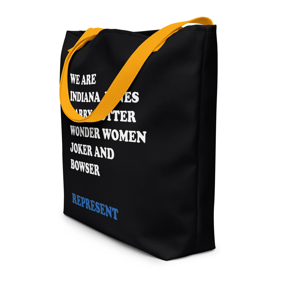 Large Tote Bag | We are Iconic Roles 1