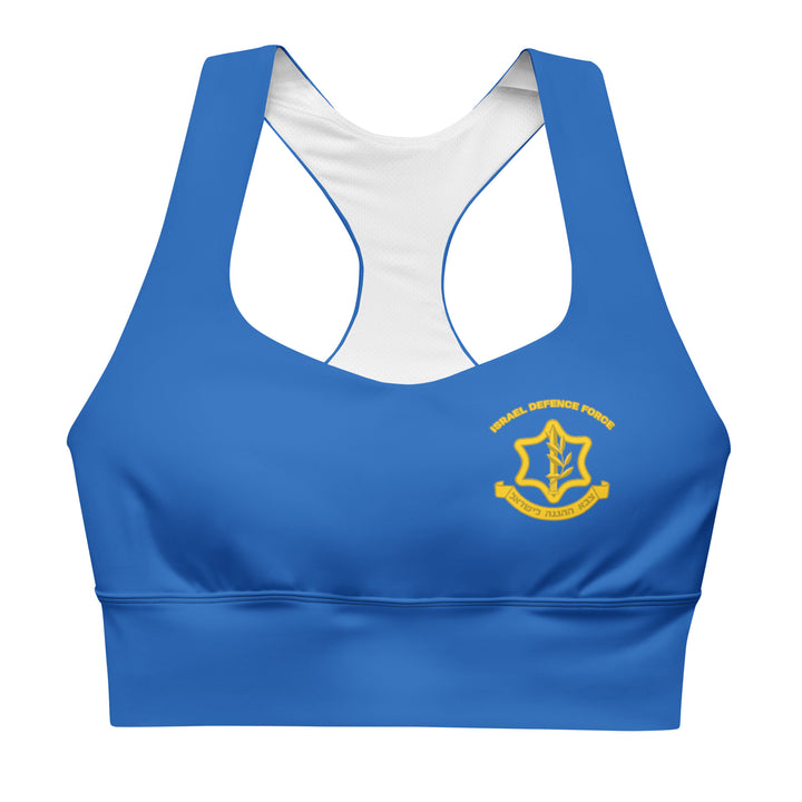 Longline Sports Bra | IDF Israel Defense Forces Blue