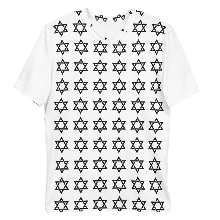 Men's Crew Neck T-Shirt | Jewish Emoji All Over