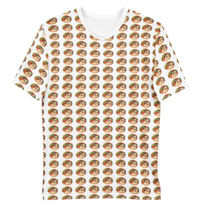 Men's Crew Neck T-Shirt | Falafel Party 16 Bit All Over