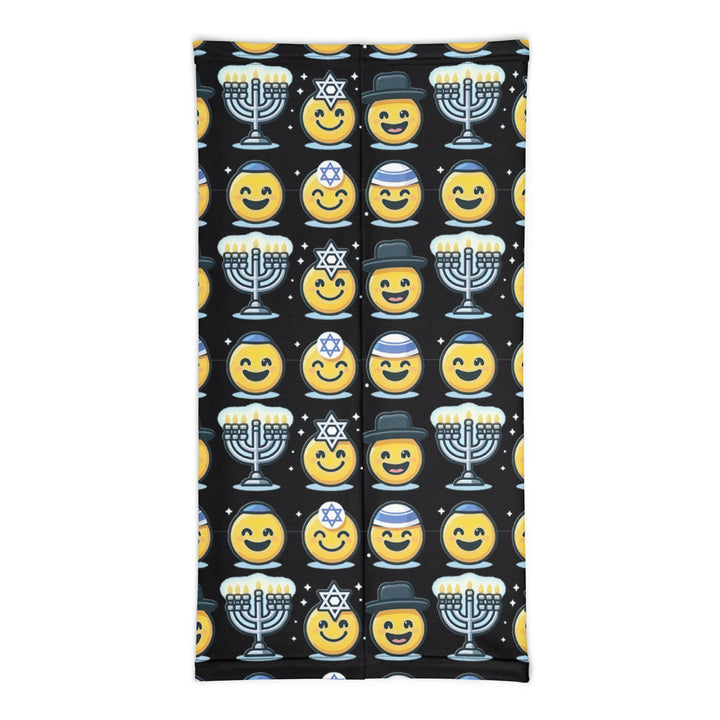 Neck Gaiter | Jewish Emoji Black