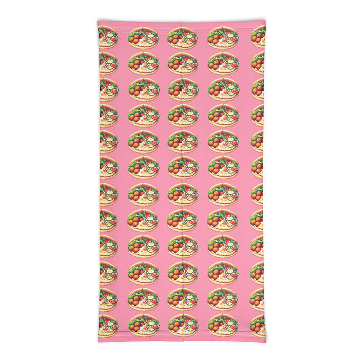 Neck Gaiter | Falafel Party 16 Bit Pink