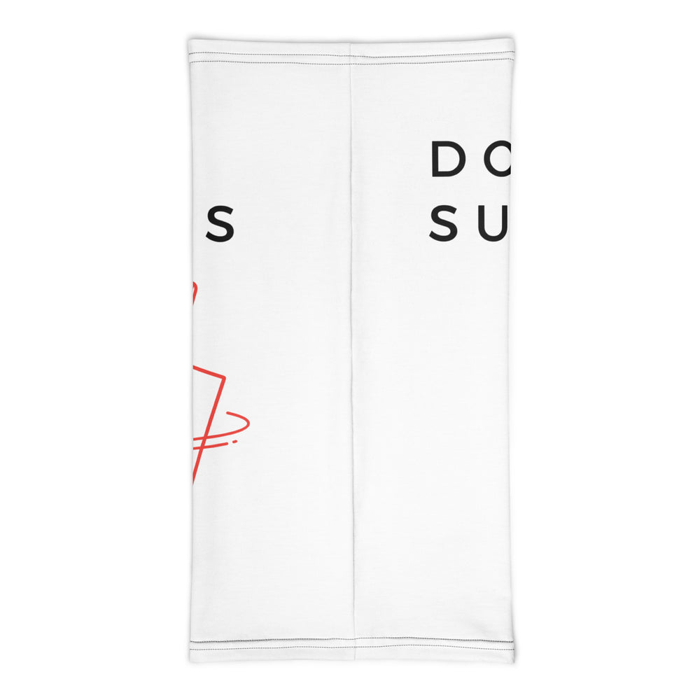 Don't Be Suspicious Dreidel Jewish pride neck gaiter - back view