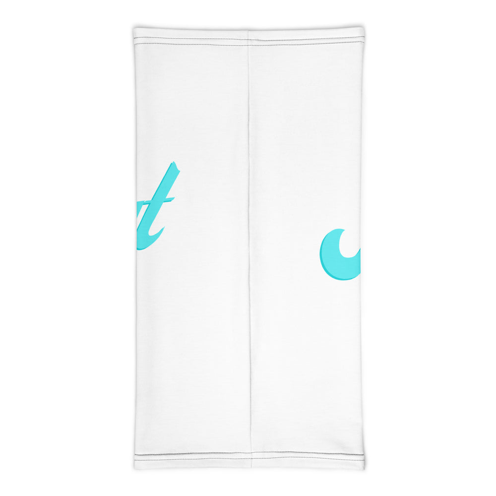 Shabbat Vibes Jewish pride neck gaiter - back view