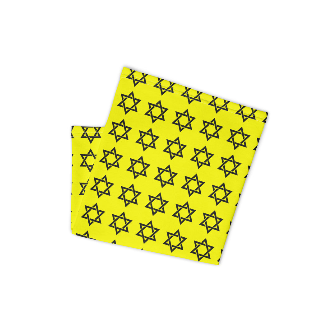 Neck Gaiter | Magen David Yellow