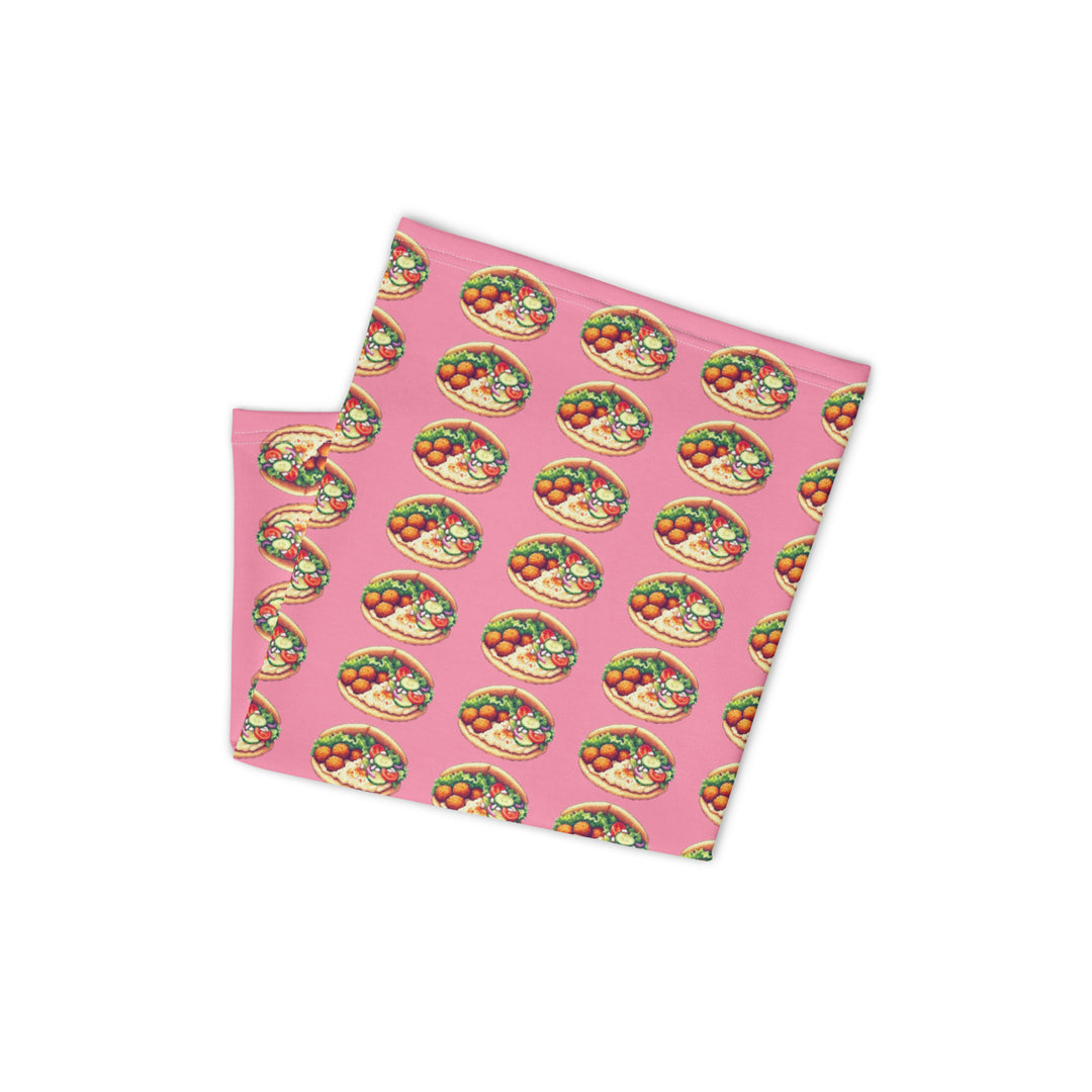 Neck Gaiter | Falafel Party 16 Bit Pink