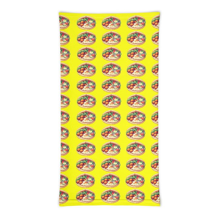 Neck Gaiter | Falafel Party 16 Bit Yellow