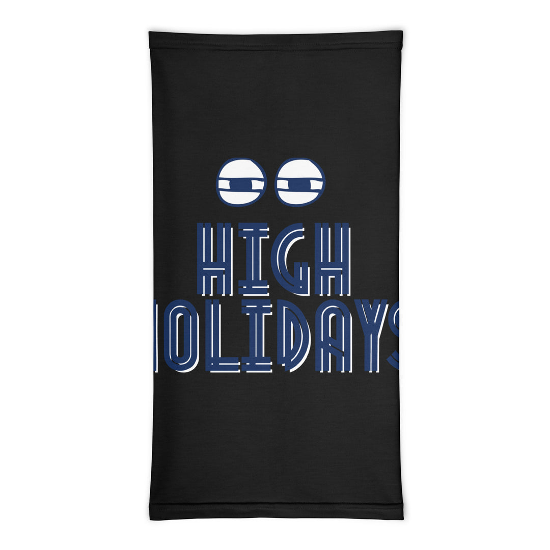 High Holidays Jewish pride neck gaiter - front view