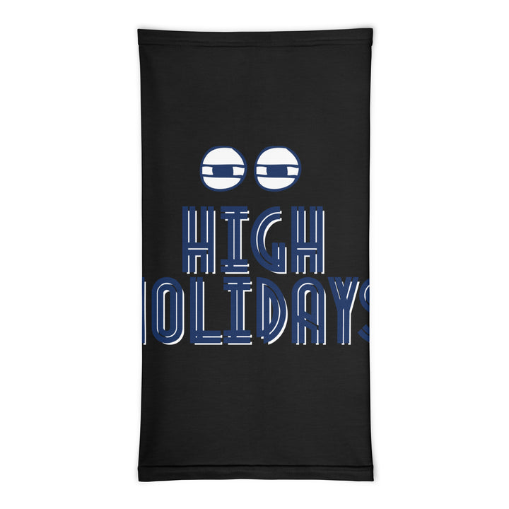 High Holidays Jewish pride neck gaiter - front view