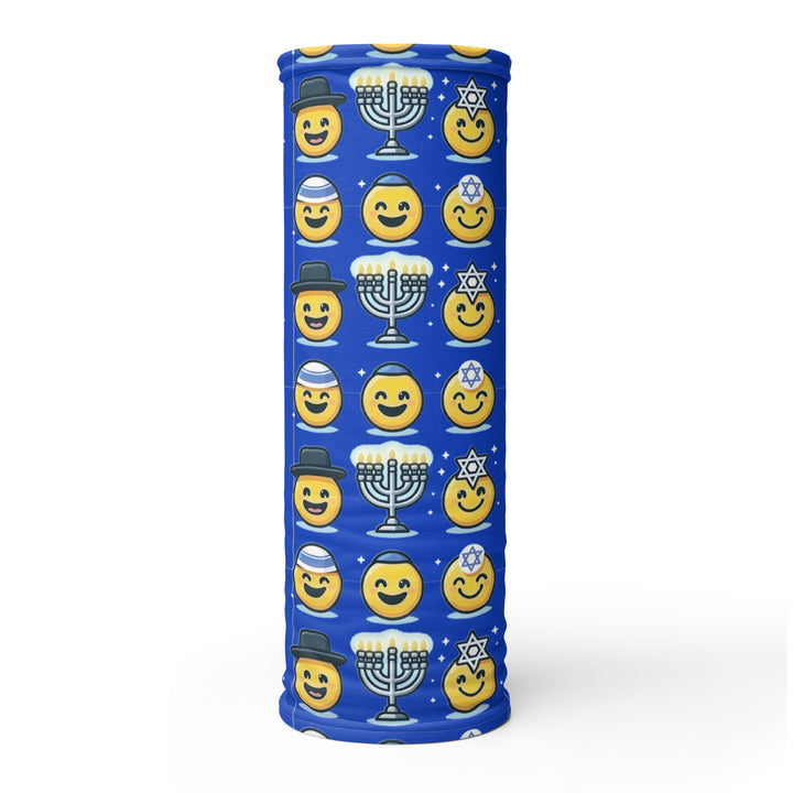 Neck Gaiter | Jewish Emoji Blue