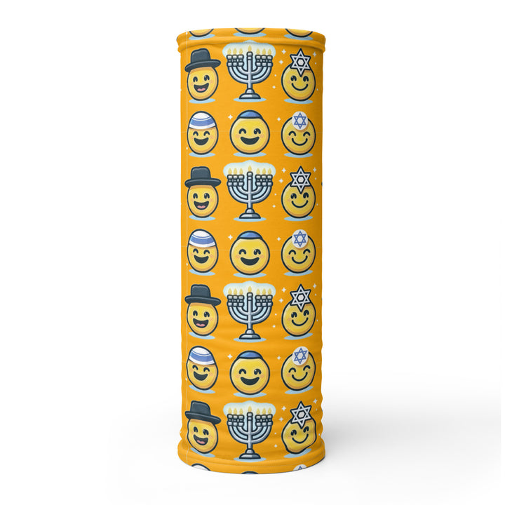 Neck Gaiter | Jewish Emoji Orange
