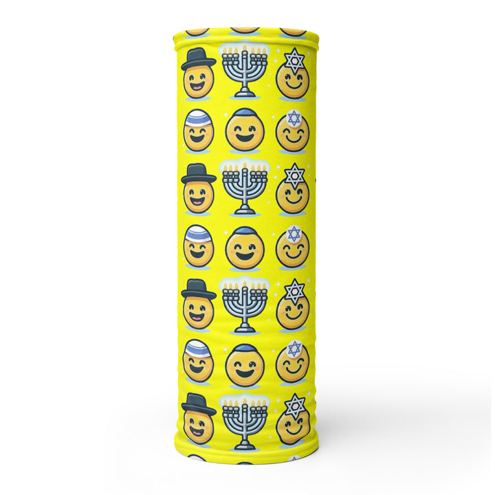 Neck Gaiter | Jewish Emoji Yellow