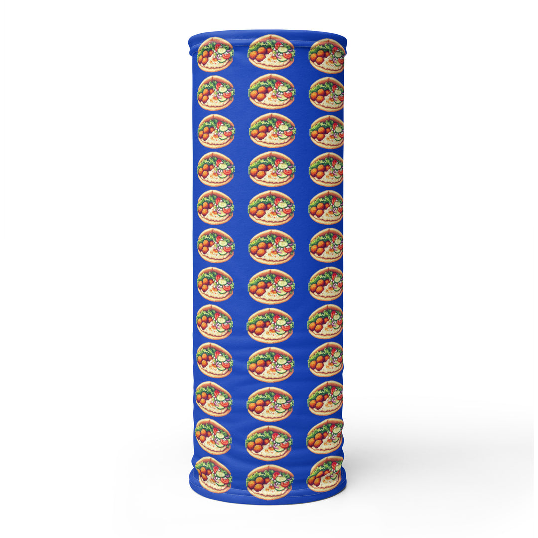 Neck Gaiter | Falafel Party 16 Bit Blue