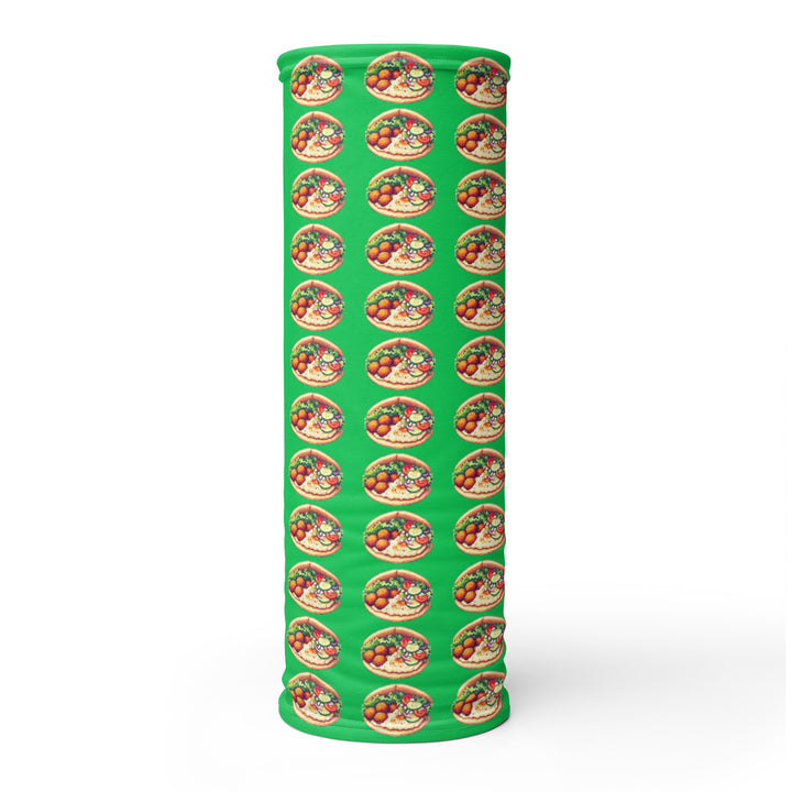 Neck Gaiter | Falafel Party 16 Bit Green