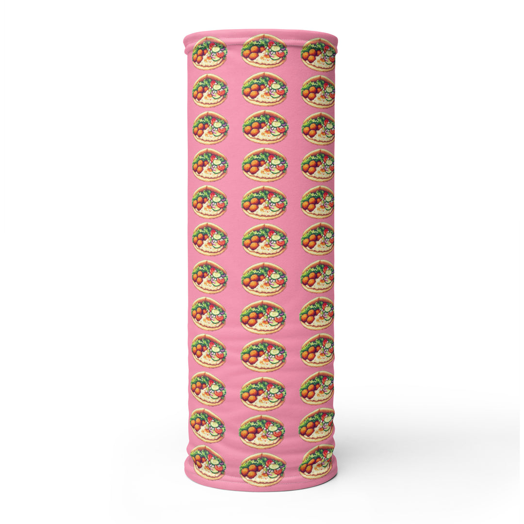 Neck Gaiter | Falafel Party 16 Bit Pink