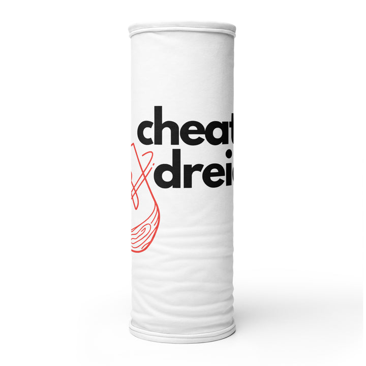 I Cheat At Dreidel Jewish pride neck gaiter - close-up