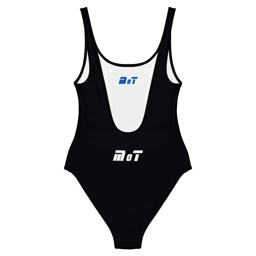 One Piece Swimsuit | Israel Flag Black